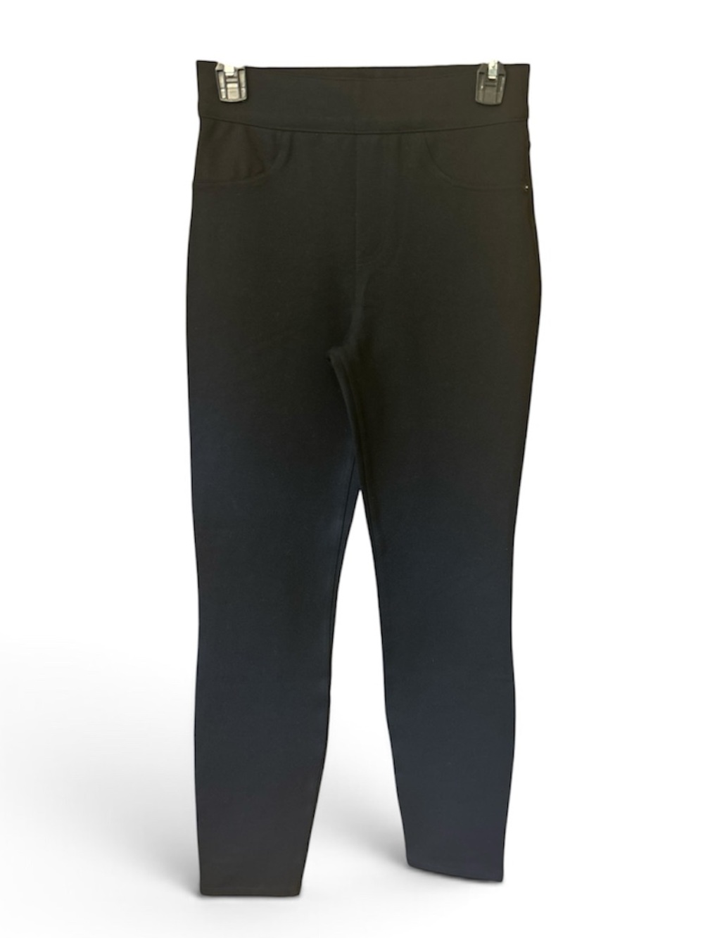 SPANX The Perfect Pant Ankle 4-Pocket Black Ponte Pull-On Size Small